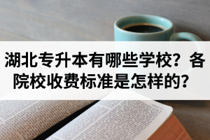 湖北專升本有哪些學(xué)校？各院校收費標(biāo)準(zhǔn)是怎樣的？