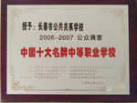 長春市公共關(guān)系學(xué)?！W(xué)校榮譽